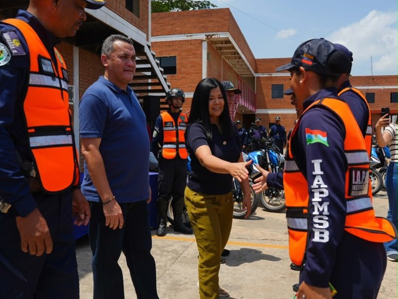 Dotaron con 14 motos a la Dirección de Vigilancia y Tránsito Terrestre del municipio Simón&nbsp;Bolívar