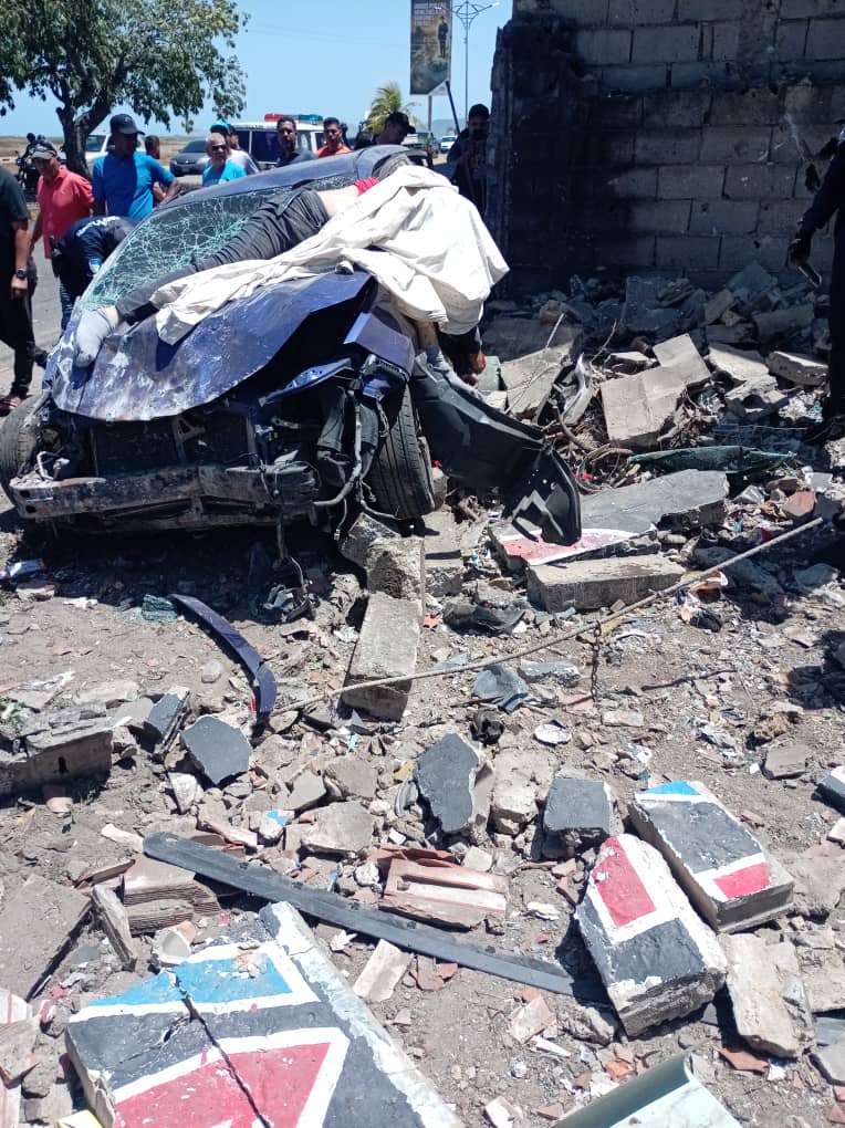 Trágico accidente vial deja un fallecido frente al hotel Rassil en Puerto La Cruz
