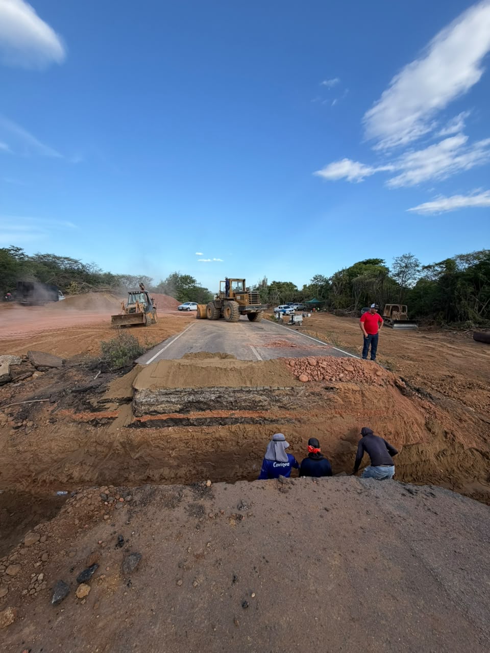 Habilitan canal provisional por trabajos en alcantarilla de la vía Anzoátegui-Monagas