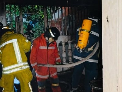 Bomberos controlaron incendio en una vivienda del sector&nbsp;Molorca&nbsp;