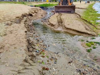 Realizaron mantenimiento en drenajes de Puerto La Cruz para prevenir&nbsp;inundaciones