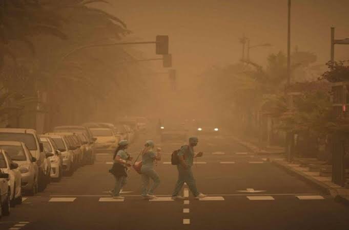 Lluvias, calor y polvo del Sahara marcarán el clima en el país esta semana