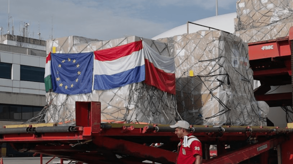 Unión Europea envía nuevo cargamento de ayuda humanitaria a&nbsp;Venezuela