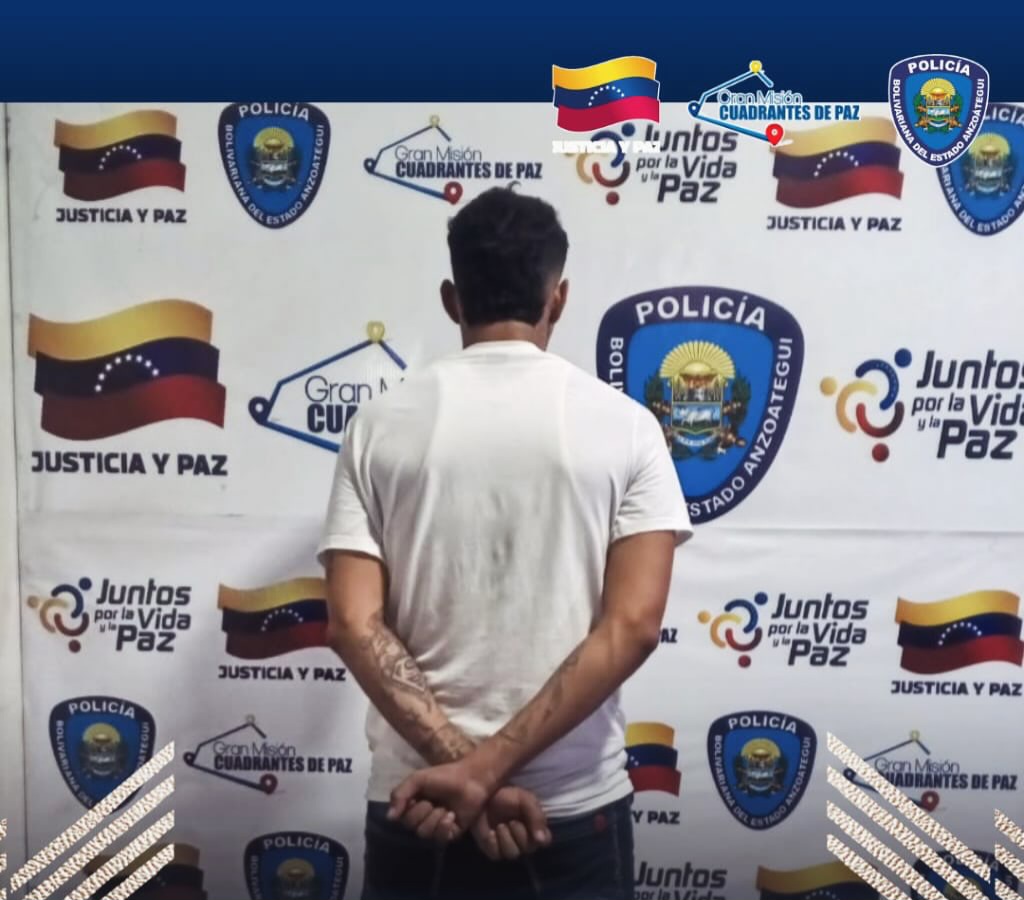 Detienen a hombre señalado de agredir a su hijo en Puerto La Cruz