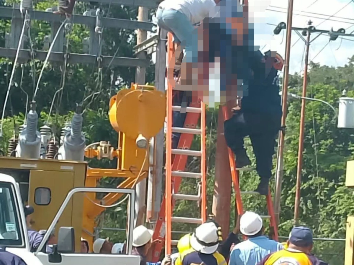 Técnico de Corpoelec fallece durante instalación de transformador en&nbsp;Bolívar