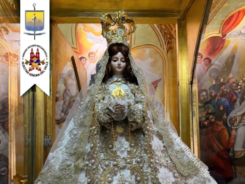 Así luce la Virgen del Valle para celebrar su gran día