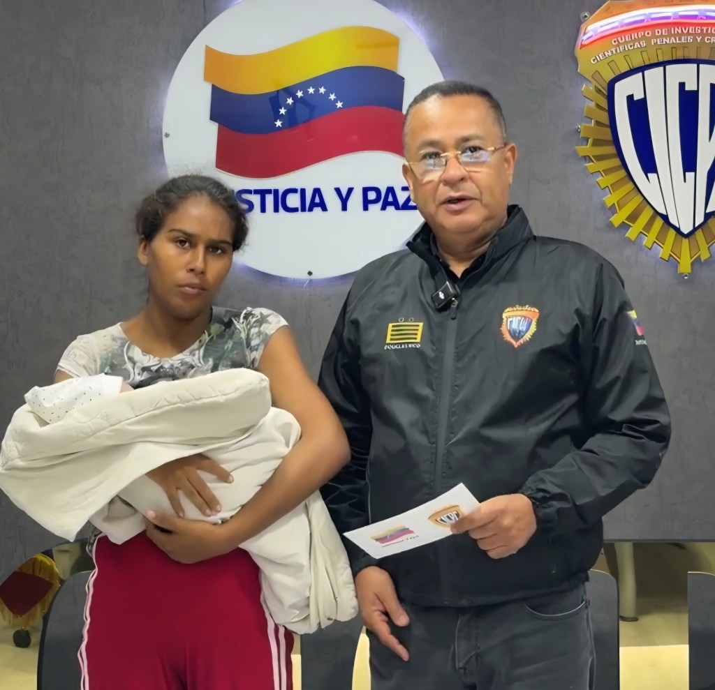 Cicpc rescata a recién nacida de dos días que habría sido raptada en&nbsp;Caracas