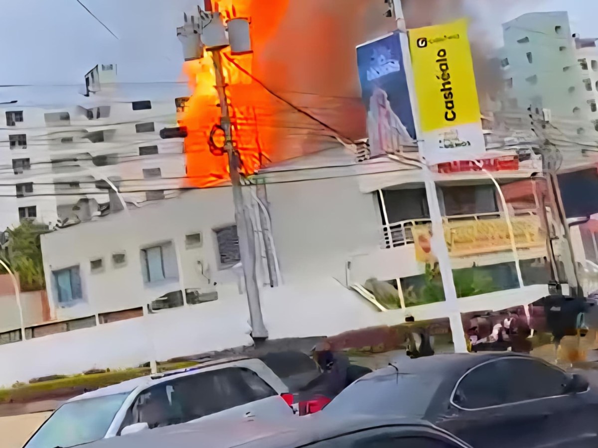 Se registró incendio en sede de pollos el Elevado en&nbsp;Lechería