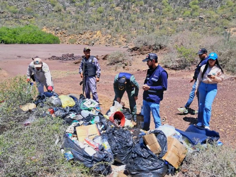 Hallan desechos peligrosos en zona protegida del Parque Nacional&nbsp;Mochima