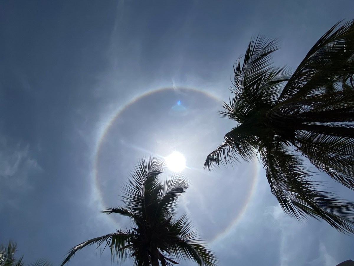 Halo solar se observó en Lechería este 08 de&nbsp;septiembre