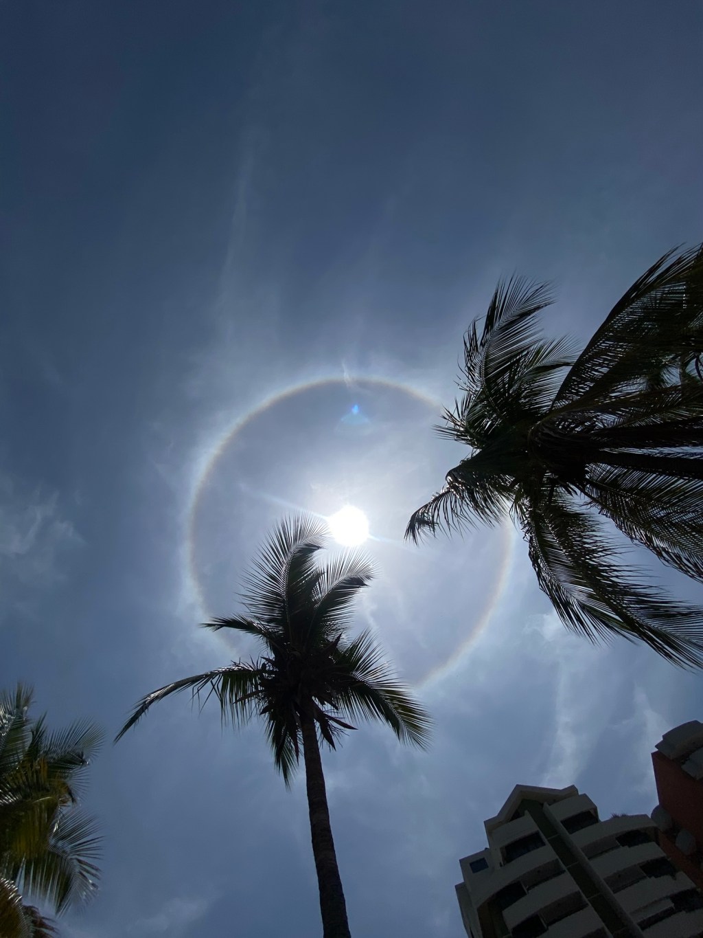 Halo solar se observó en Lechería este 08 de&nbsp;septiembre