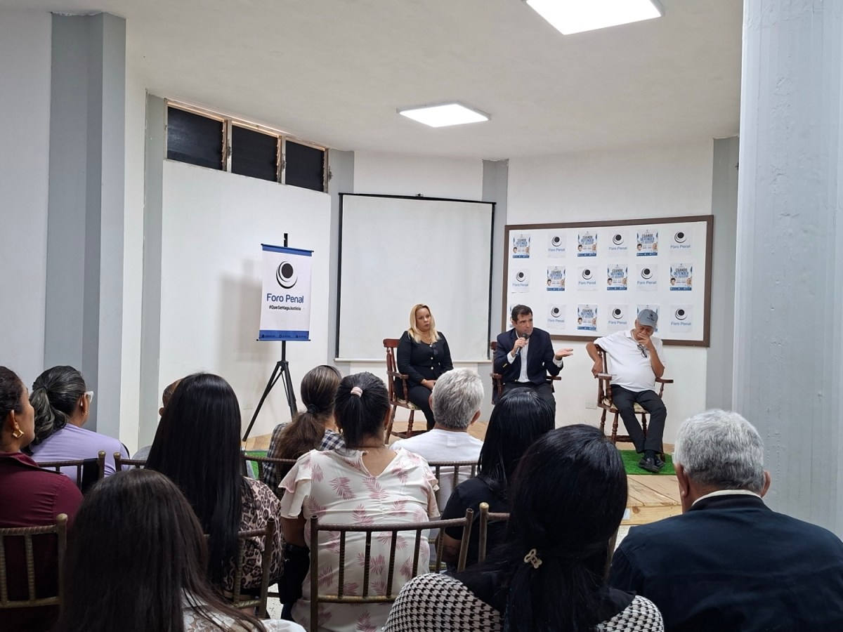 Foro Penal realizó el encuentro en el centro de profesionales de&nbsp;Lechería