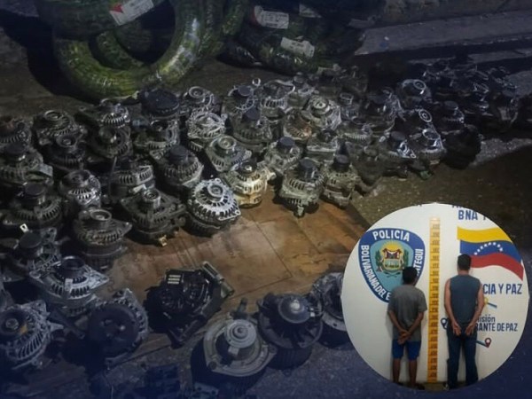 Incautaron lote de repuestos automotrices ocultos en tanques de almacenamiento en&nbsp;Barcelona