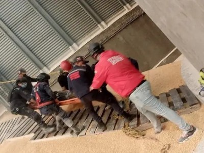 Un muerto y dos heridos tras caer dentro de un silo de maíz en&nbsp;Cojedes