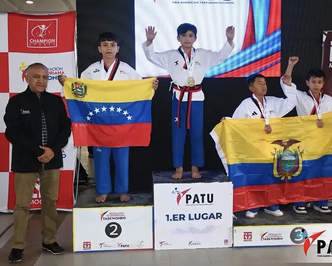 Venezolano se alzó con el subcampeonato en el Panamericano Infantil de Taekwondo