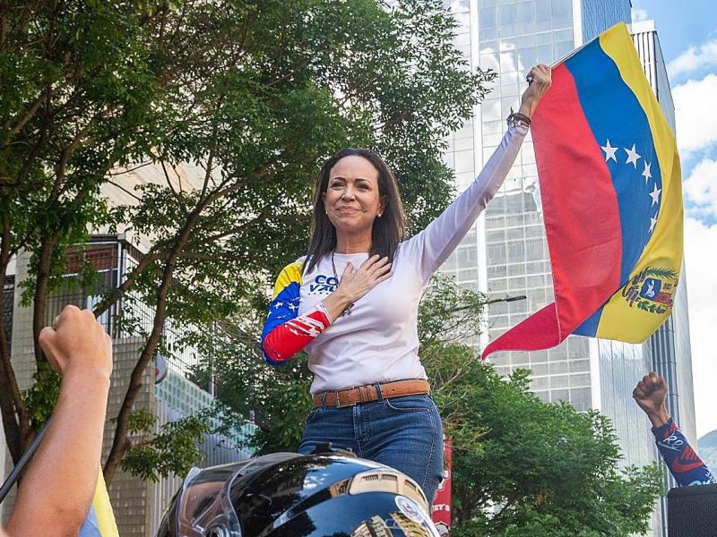 María Corina Machado aseguró este fin de semana que pronto volverá a&nbsp;Venezuela