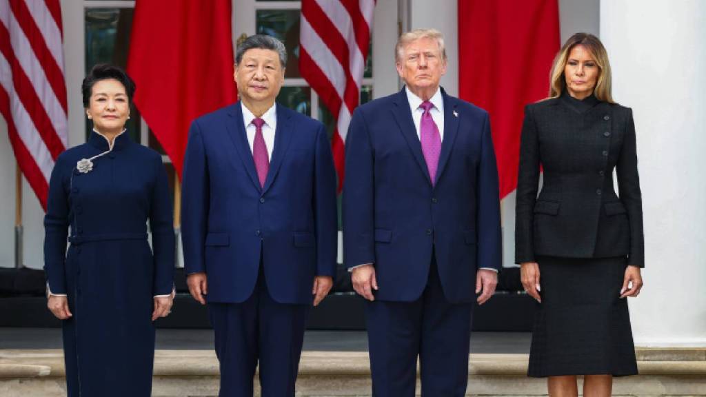 Trump recibió al presidente de China en la Casa&nbsp;Blanca