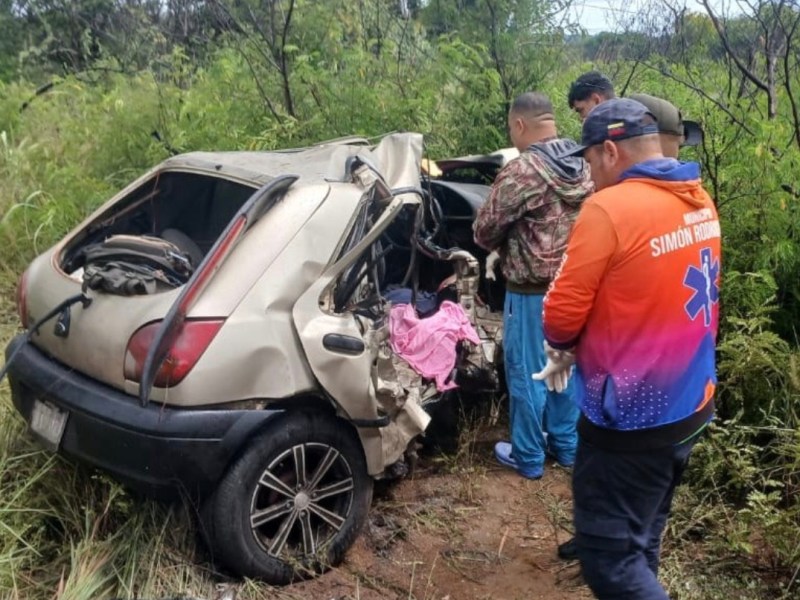 Un fallecido y cinco heridos deja accidente en la vía El Tigre–Ciudad&nbsp;Orinoco