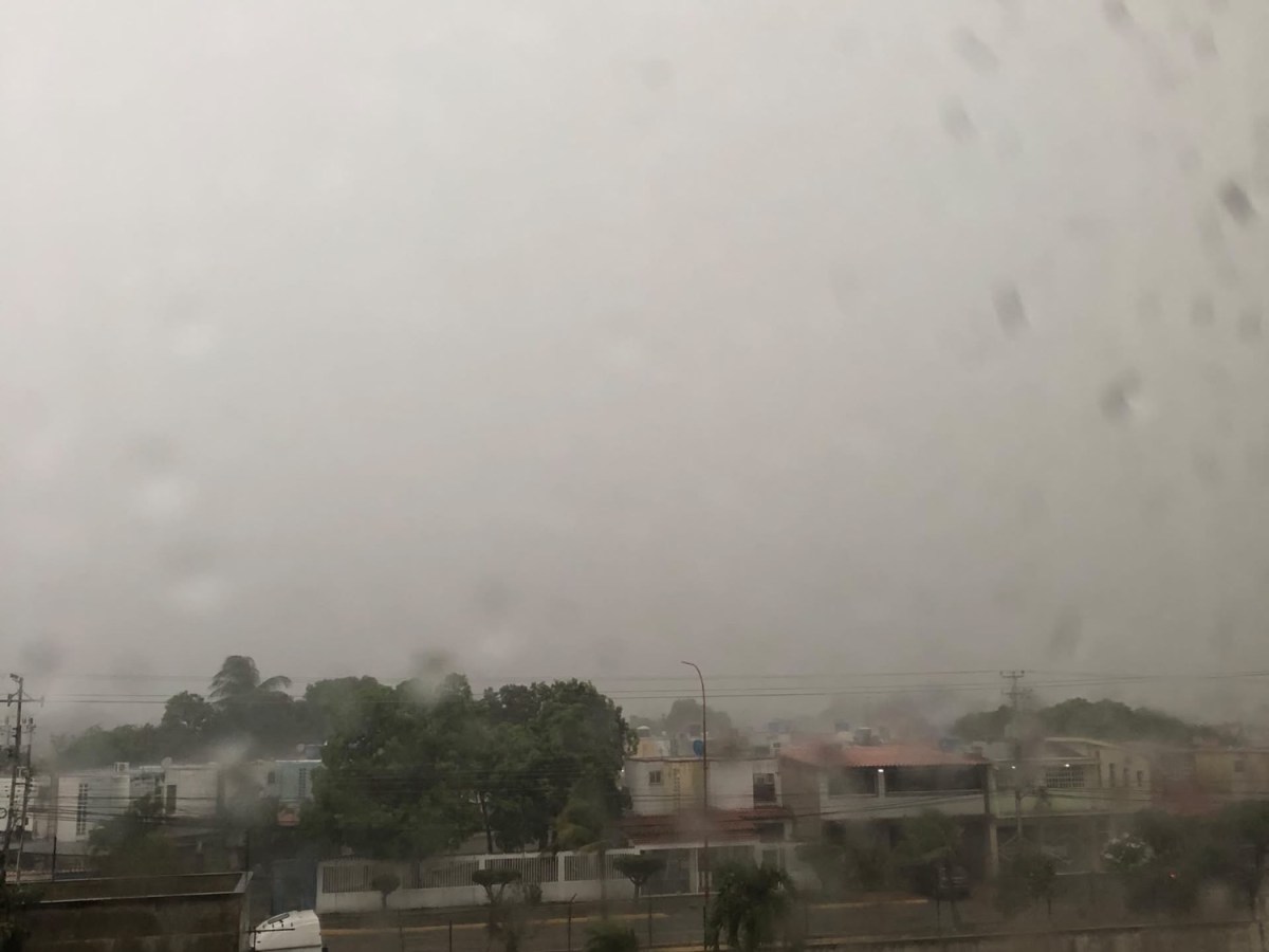 Precaución lluvia y tormenta eléctrica se registró en la Zona Norte de&nbsp;Anzoátegui