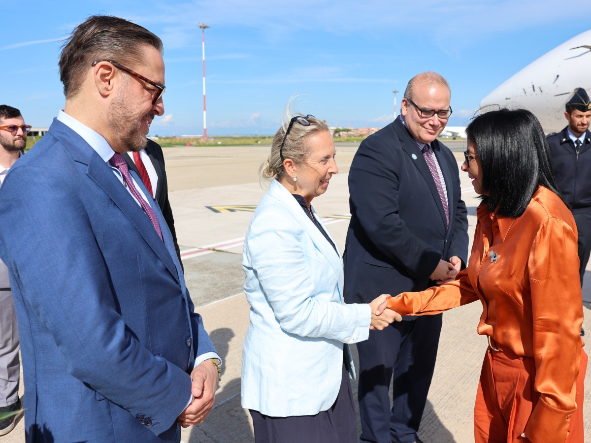 Rodríguez arribó a Roma para participar en el Foro Mundial de la&nbsp;FAO
