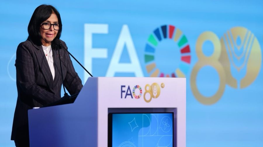 Rodríguez anuncia en la FAO el Plan Venezuela Alimenta