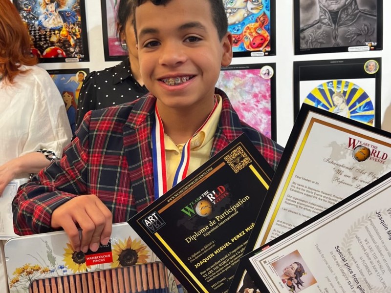 Joven artista venezolano triunfa en Italia y busca apoyo para la final en&nbsp;París