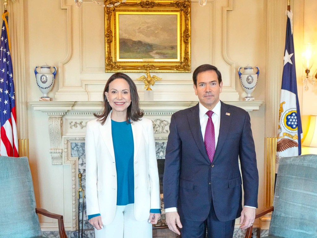 Marco Rubio desmiente que EEUU haya pedido impedir el regreso de María Corina Machado a&nbsp;Venezuela