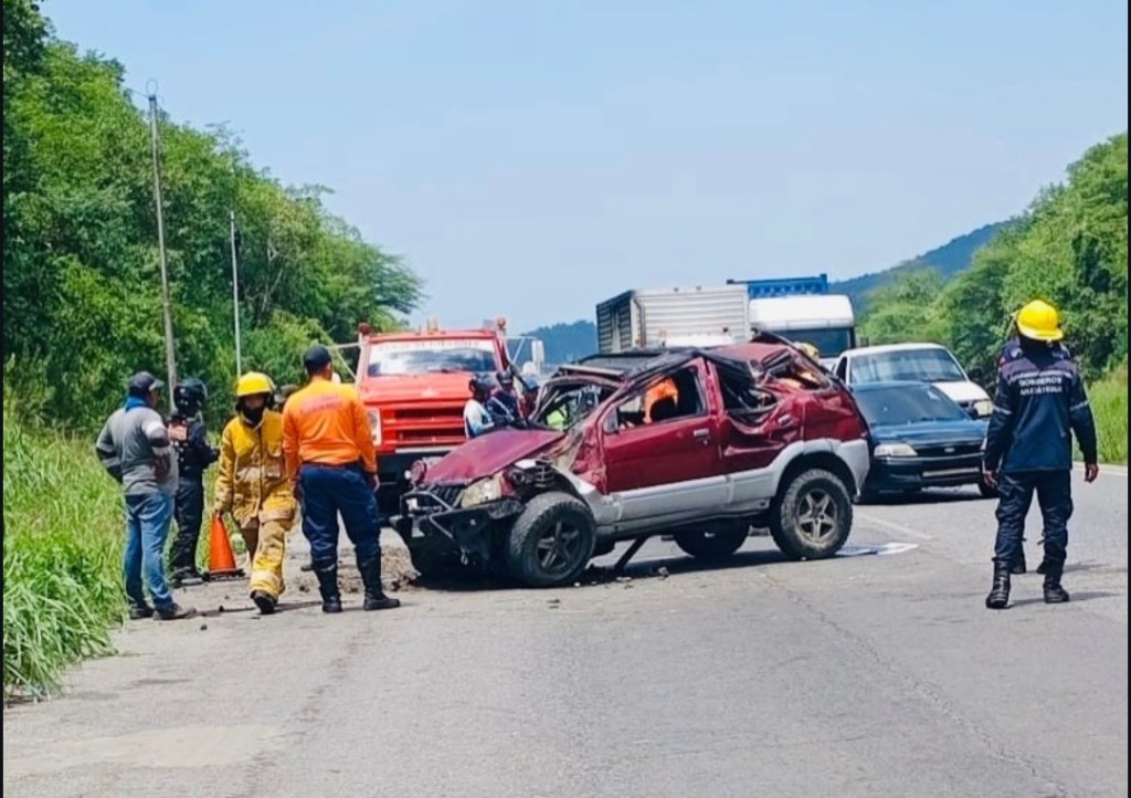 Un herido deja accidente en la Troncal 16 de Anzoátegui